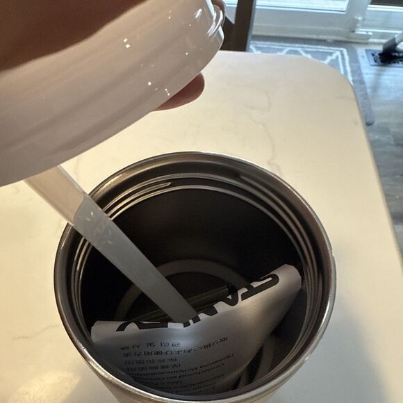 Stanley Quencher H2.0 FlowState Tumbler 20oz Light Pink Stainless Steel NEW - Picture 4 of 5